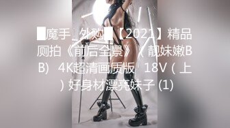 █魔手☛外购█【2021】精品厕拍《前后全景》（靓妹嫩BB)⭐4K超清画质版⭐18V（上）好身材漂亮妹子 (1)