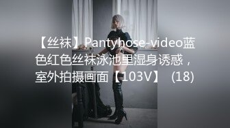 【丝袜】Pantyhose-video蓝色红色丝袜泳池里湿身诱惑，室外拍摄画面【103V】  (18)