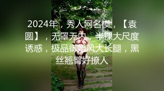 2024年，秀人网名模，【袁圆】，无罩无内，半裸大尺度诱惑，极品御姐风大长腿，黑丝翘臀好撩人