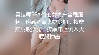 男技师SPA偷拍女客户全程服务，肉感肥臀大奶少妇，按摩推屁股揉胸，按摩床上侧入大屁股撞击