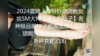 2024震精！推特折磨调教女奴SM大神【迷人的柚子】各种极品嫩妹子被改造成小母狗，舔脚SP毒龙深喉爆肏喝尿各种花样 (18)