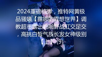 2024重磅核弹，推特网黄极品骚婊【露娜的異想世界】调教超市露出啪啪野战肛交足交，高挑白皙气质长发女神级别【上】 (9)