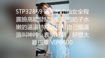 STP32869 新來的小仙女全程露臉高能發騷，堅挺的奶子水嫩的逼逼特寫展示，自己摳逼浪叫呻吟，表情好騷，好想大雞巴草 VIP0600