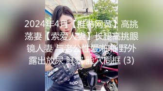 2024年4月【推特网黄】高挑荡妻【索爱人妻】长腿高挑眼镜人妻 与老公性爱啪啪 野外露出放尿 肛塞 脸穴同框 (3)